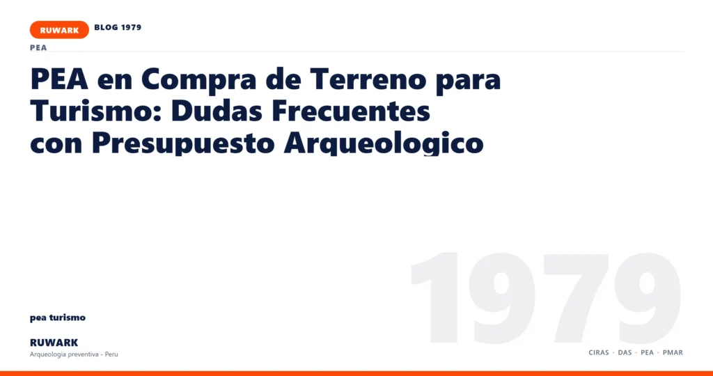 plano - RUWARK arqueologia preventiva Peru