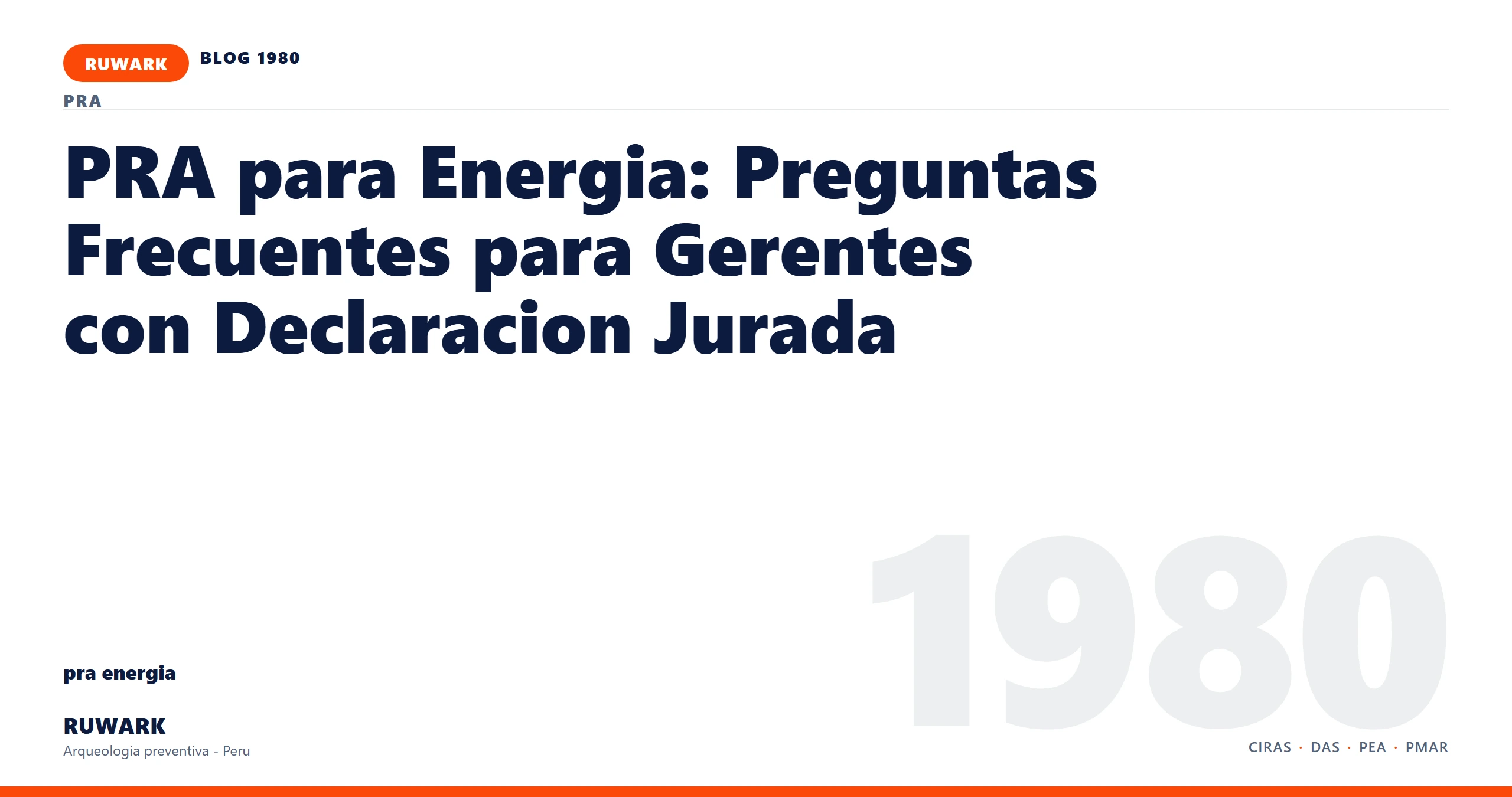 frentes - RUWARK arqueologia preventiva Peru