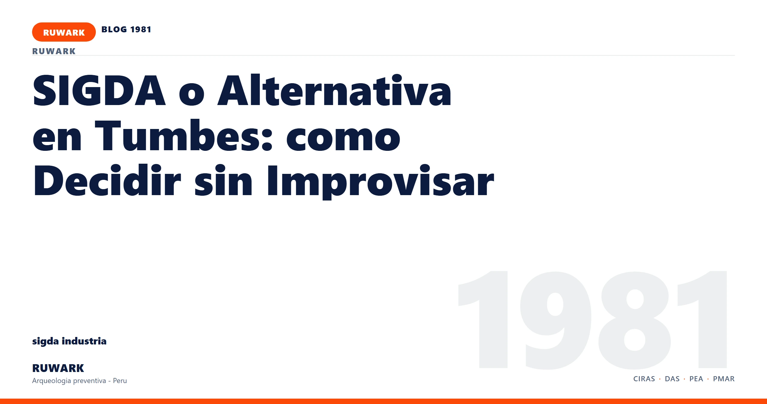 hallazgo - RUWARK arqueologia preventiva Peru