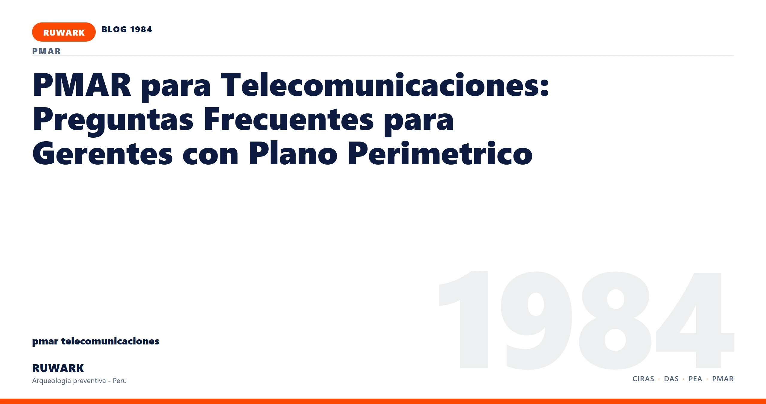hallazgo - RUWARK arqueologia preventiva Peru