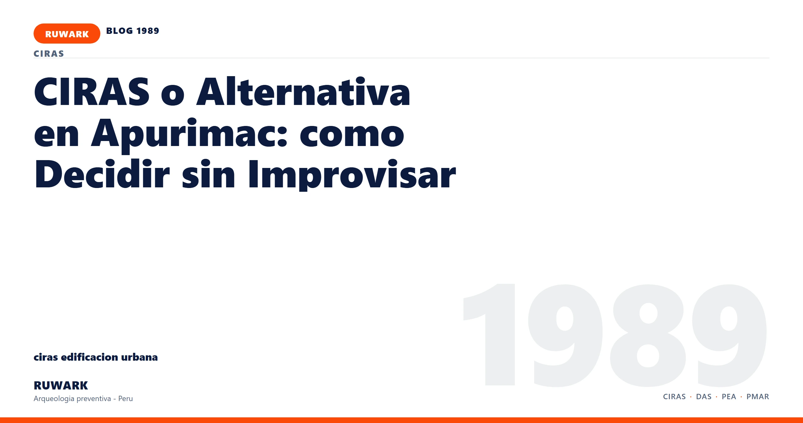 categoria - RUWARK arqueologia preventiva Peru