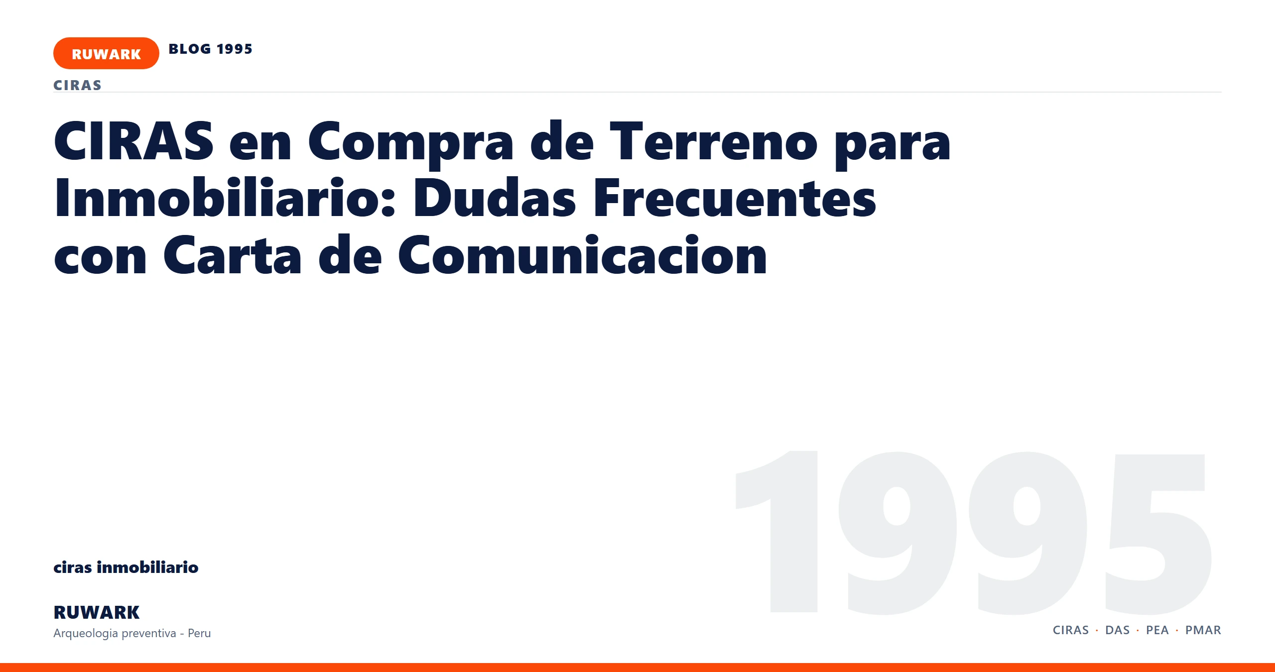 servidumbre - RUWARK arqueologia preventiva Peru